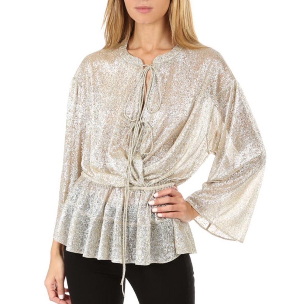 IRO Spacious Top in Light Nude Size FR 36 US 4 Small